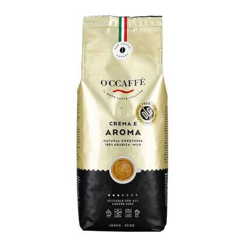 Кофе в зернах Occaffe Crema e Aroma 100% Arabica 1 кг в Татнефть