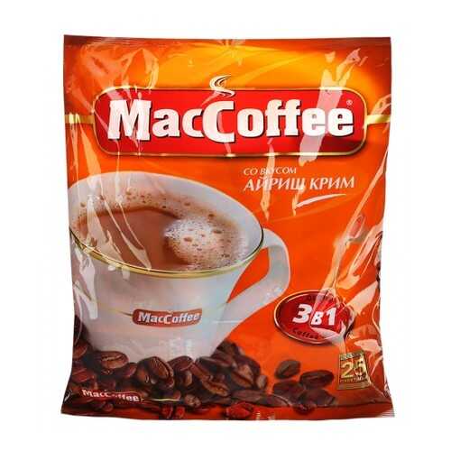 Кофейный напиток растворимый MacCoffee айриш крим 3в1 25 г 18 штук в Татнефть