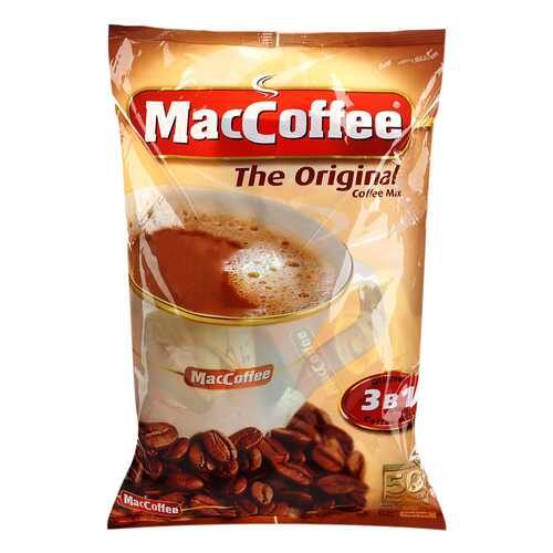 Напиток MacCoffe кофейный original 3в1 растворимый 20 г 50 пакетиков в Татнефть