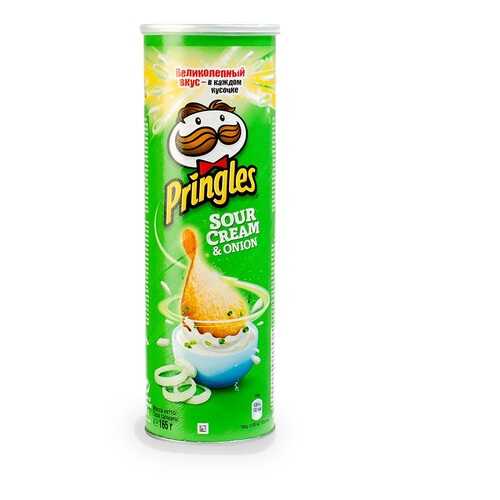 Чипсы картофельные Pringles со сметаной и луком 165 г Польша в Татнефть