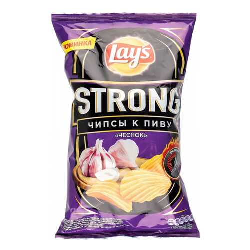 Чипсы Lays strong картофельные чеснок 145 г в Татнефть