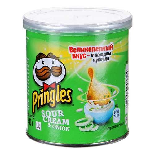 Чипсы Pringles сметана и лук 40 г в Татнефть