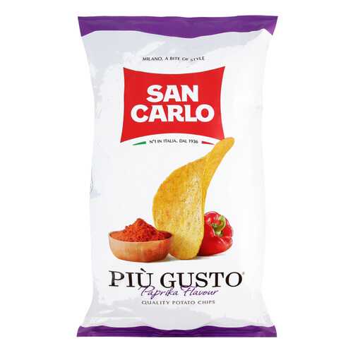Чипсы San Carlo паприка хрустящие картофельные 150 г в Татнефть