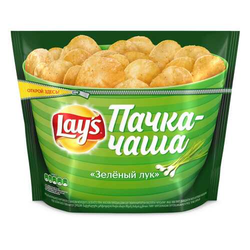 Картофельные чипсы Lays зеленый лук 240 г в Татнефть