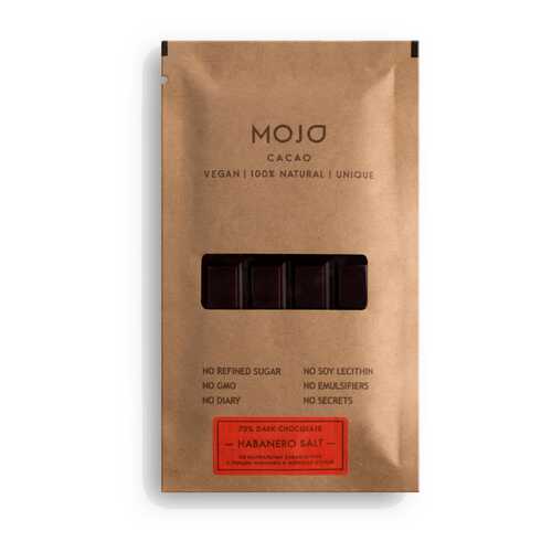 Горький шоколад 70% Mojo Cacao с перцем Habanero и морской солью habanero salt в Татнефть