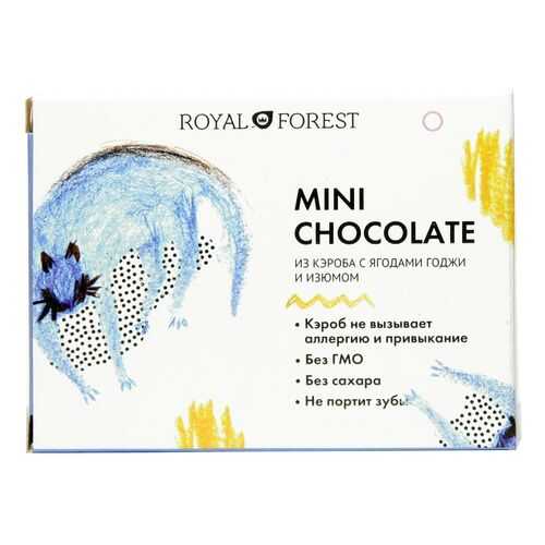 Шоколад Royal Forest из кэроба с ягодами годжи и изюмом 30г в Татнефть