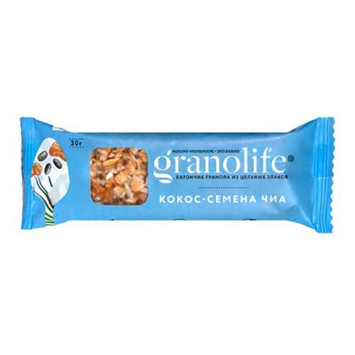 Батончик-гранола Granolife кокос семена чиа в Татнефть