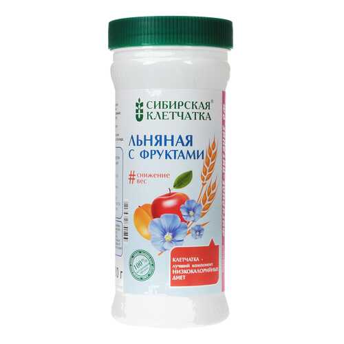 Клетчатка Сибирская клетчатка льняная с фруктами 280 г в Татнефть