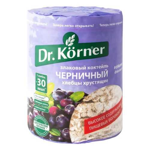 Хлебцы хрустящие Dr.Kоrner злаковый коктейль черничный 100 г в Татнефть