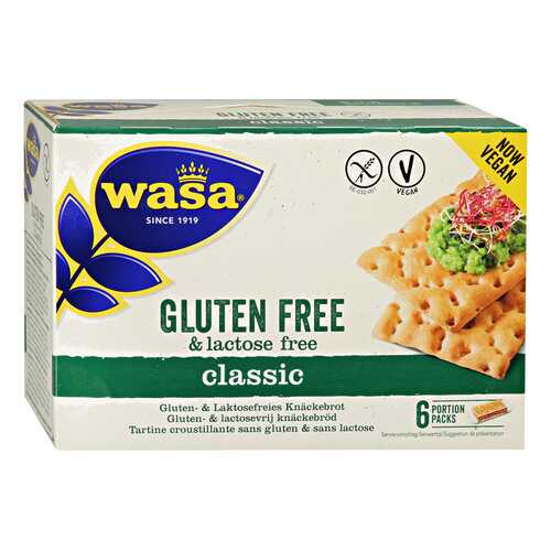 Хлебцы Wasa Classic Gluten Free lactose Free Vegan без содержания глютена и лактозы 240 г в Татнефть