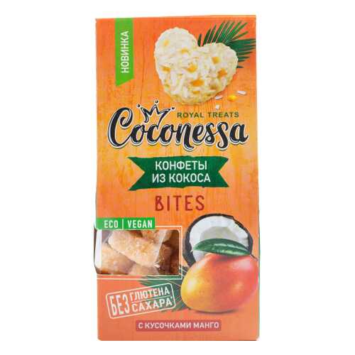 Конфеты Coconessa кокосовые с кусочками манго 90 г в Татнефть