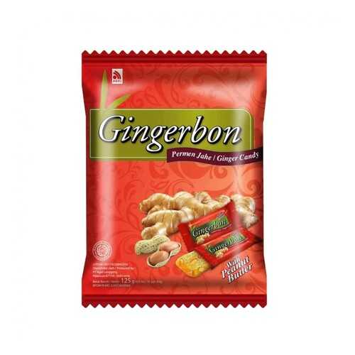 Конфеты имбирные GingerBon с арахисом, жевательные 125 г в Татнефть