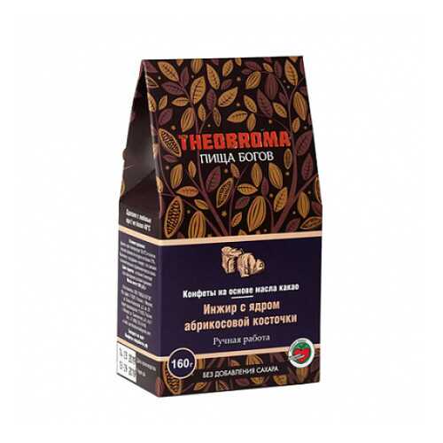 Конфеты Инжир с ядром абрикосовой косточки Theobroma Пища Богов 160 г в Татнефть