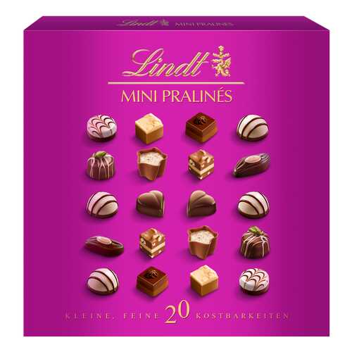 Конфеты из молочного шоколада Lindt mini pralines 100 г в Татнефть