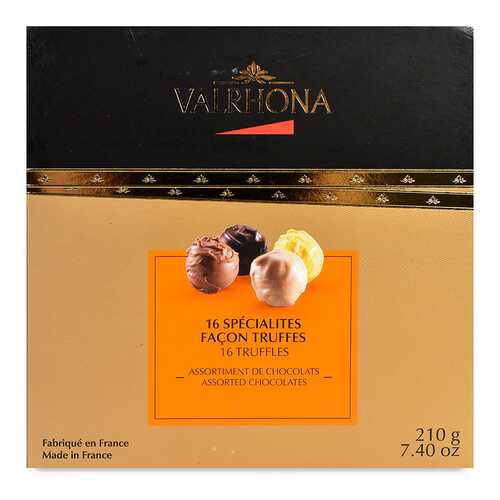 Шоколадные конфеты Valrhona с трюфельной начинкой 210г Франция в Татнефть