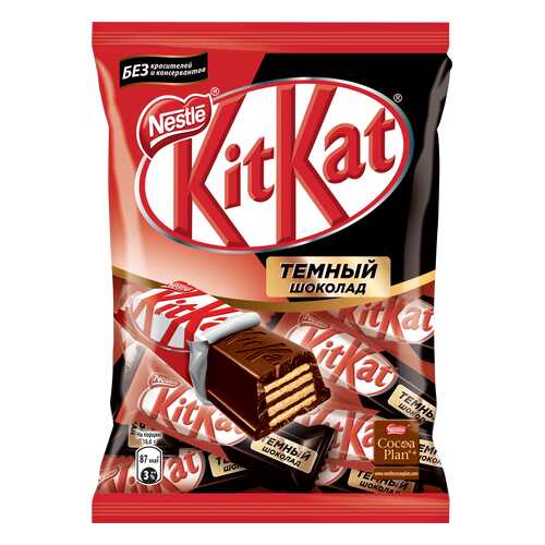 Темный шоколад Kit Kat dark с хрустящей вафлей 169 г в Татнефть