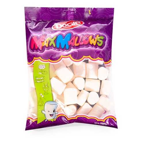 Зефир Docile Maxmallows Белые трубочки Ваниль 250г Бразилия в Татнефть