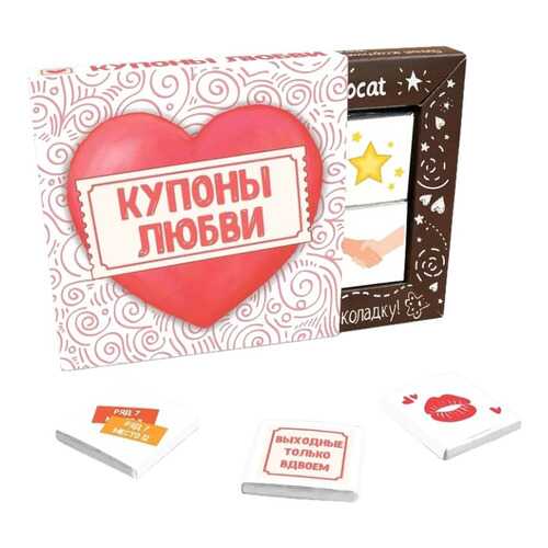 Набор молочного шоколада Chococat купоны любви 60 г в Татнефть