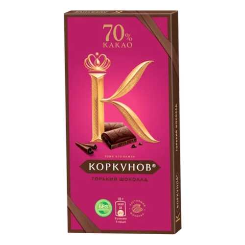 Шоколад горький А. Коркунов 70% 90 г в Татнефть