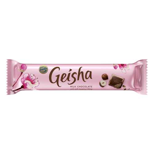 Шоколад молочный Geisha с начинкой из тертого ореха 37 г в Татнефть