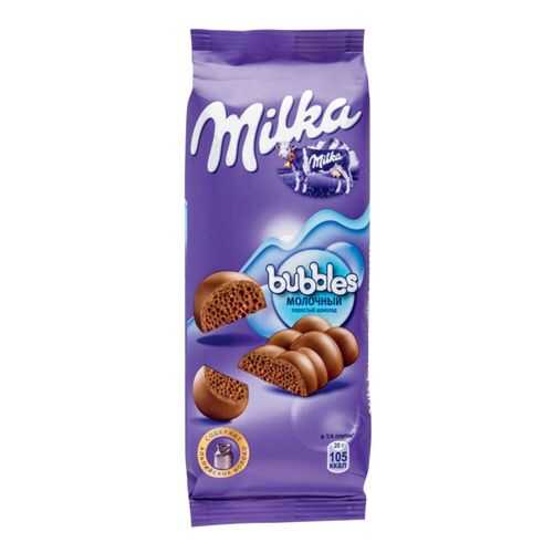 Шоколад молочный пористый Milka bubbles 80 г в Татнефть