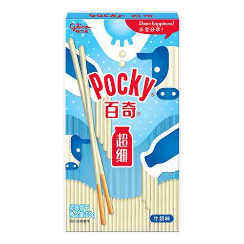 Палочки Glico Pocky молочные белый шоколад ультра тонкие 55 г в Татнефть