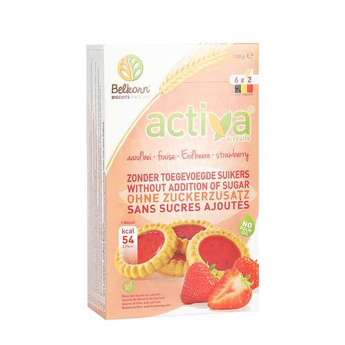 Печенье Activa клубничное без сахара 150 г в Татнефть