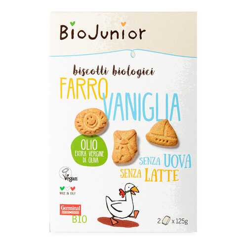 Печенье BioJunior из спельты с ванилью bio 250 г в Татнефть