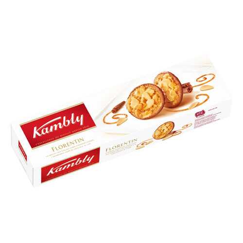 Печенье Kambly Butterfly Florentin с миндалем в карамели 100г в Татнефть