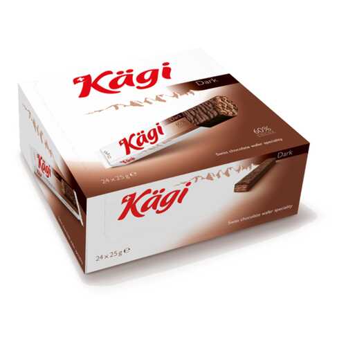 Вафли Kaegi Dark в темном шоколаде 25 г в Татнефть