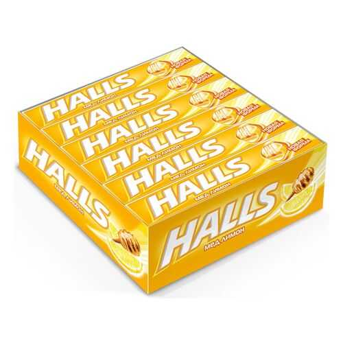 Карамель Halls мед лимон 12 шт в Татнефть