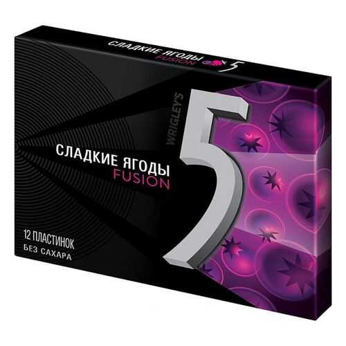 Жевательная резинка Five fusion cладкие ягоды 31.2 г в Татнефть