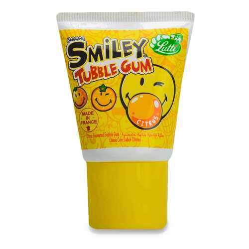 Жевательная резинка Lutti Tubble Gum Smiley (Citruc) 35г Франция в Татнефть