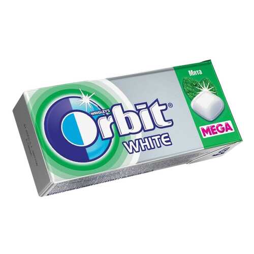 Жевательная резинка Orbit вайт мега с ароматом мяты б/сахара 14 г в Татнефть