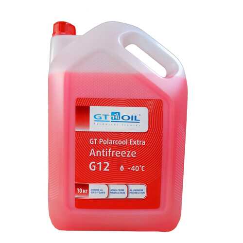 Антифриз GT OIL POLARCOOL EXTRA G12 красный 10кг в Татнефть