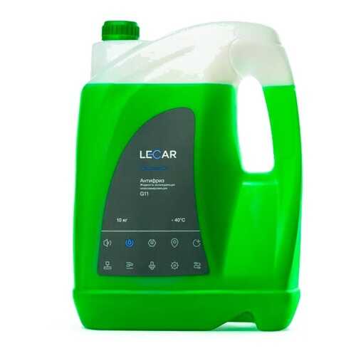 Антифриз LECAR G11 готовый -40C зеленый 10 л LECAR000031210 в Татнефть