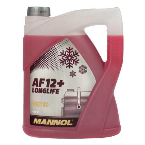 Антифриз MANNOL AF-12+ Красный -40 5л в Татнефть