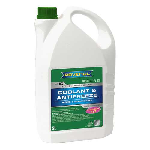 Антифриз RAVENOL G12+ зеленый концентрат 5л в Татнефть