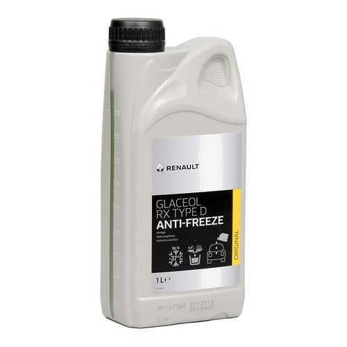 Антифриз RENAULT Type D концентрат зеленый 1 л 7711 428 132 в Татнефть