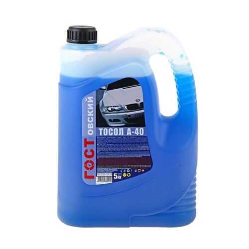 Тосол ГОСТовский А-40 готовый -40C синий 10 кг 978556 в Татнефть
