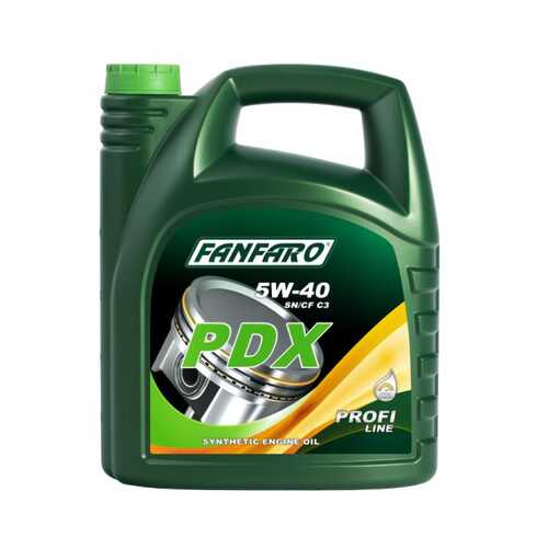 6705 FANFARO PDX 5W-40 4 л. Синтетическое моторное масло в Татнефть