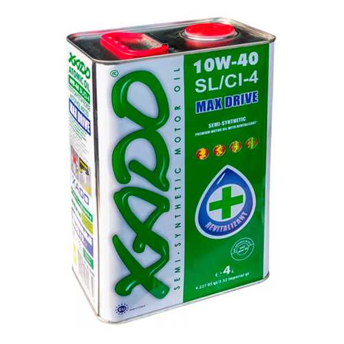 Хадо Масло Моторное Xado Revitalizant Sl/Ci-4 10w40 Полусинтетическое 4 Л Xa 20209 в Татнефть