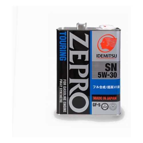 Масло Моторное Idemitsu Zepro Touring Sn/Gf-5 5w-30 4l IDEMITSU арт. 1845041 в Татнефть