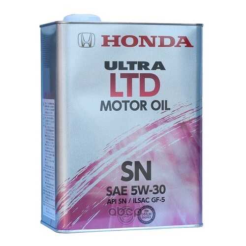 Масло Моторное Полусинтетическое Honda Ultra Ltd-Sn 5w-30 4л 0821899974 HONDA арт. 8218999 в Татнефть
