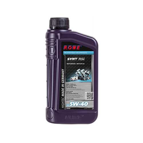 Масло моторное Rowe hightec synt rs sae 5w-40 i 1л 20068001003 в Татнефть
