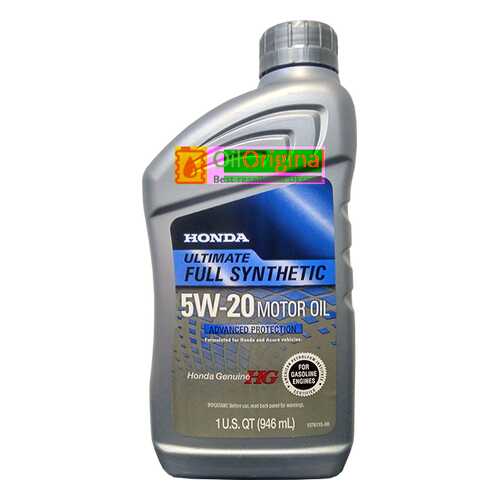 Масло Моторное Синтетическое 946мл - 5w20 Ultimate Full Synthetic (Sn, Gf-5) HONDA арт. 87 в Татнефть