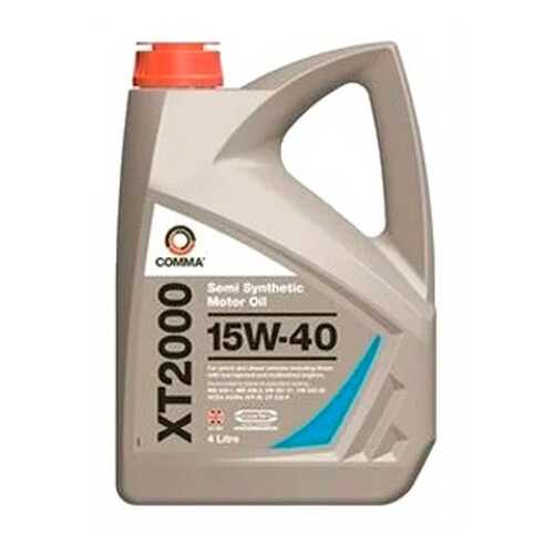 Масло моторное XT2000 15W-40 (ACEA A3/B4 API SL CF CG-4) 4л COMMA арт. XT24L в Татнефть