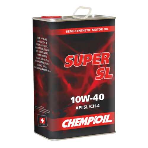 Моторное масло Chempioil Super SL 10W-40 4л metal в Татнефть
