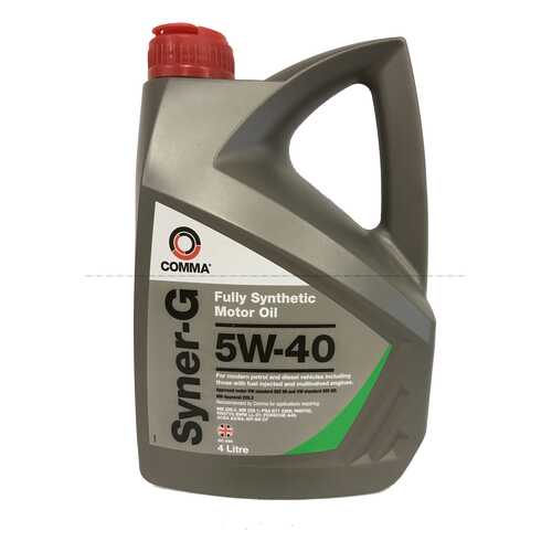 Моторное масло Comma syner-g 5W-40 4л в Татнефть
