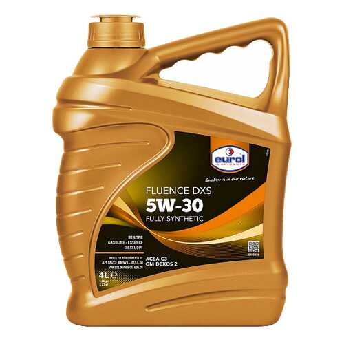 Моторное масло eurol Fluence DXS 5W-30 4л в Татнефть